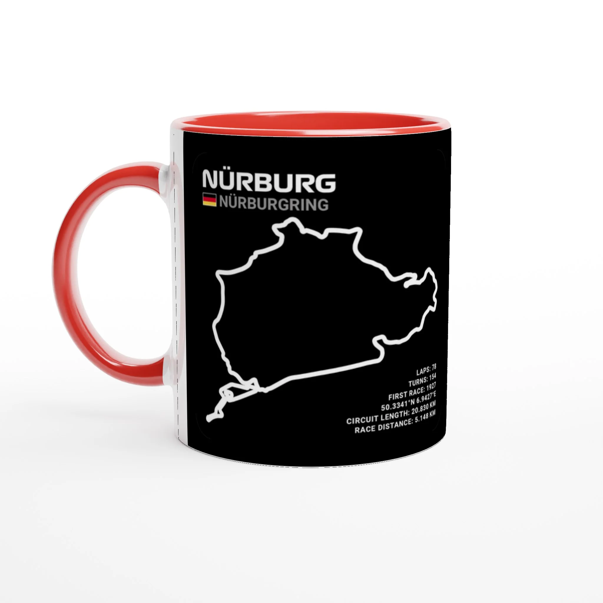 Nurburgring Track - Coloured Mug - Image 5