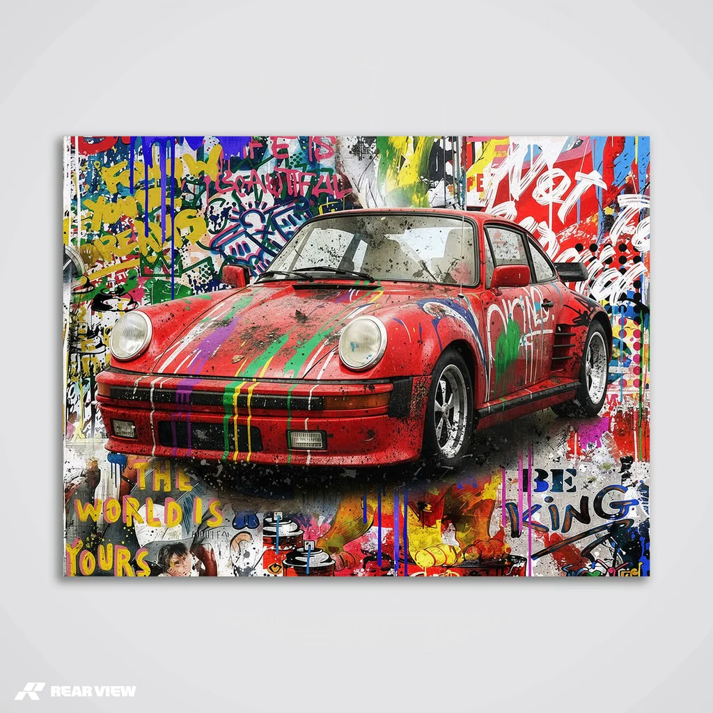 Painted Fury – 911 Art Print