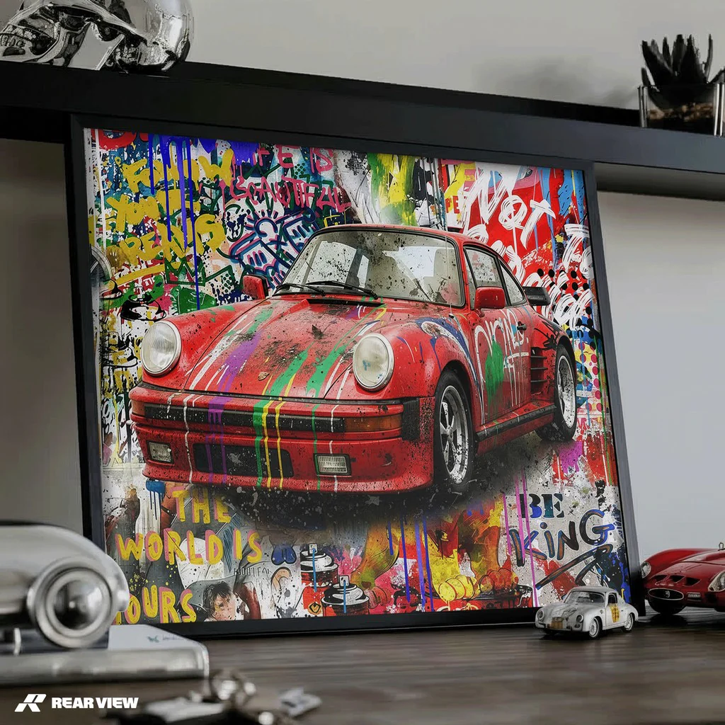 Painted Fury – 911 Art Print - Image 5