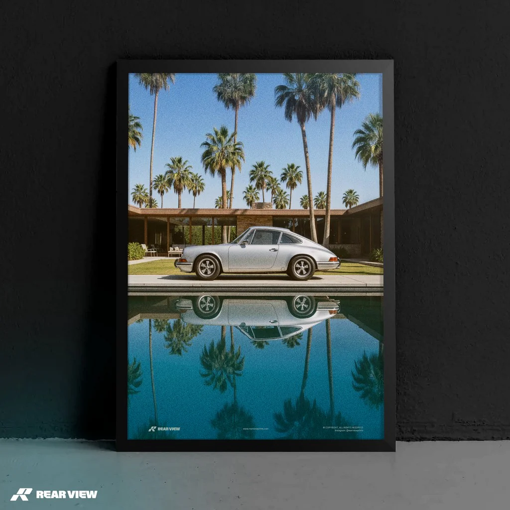 Palm Reflections – 911 Art Print - Image 3