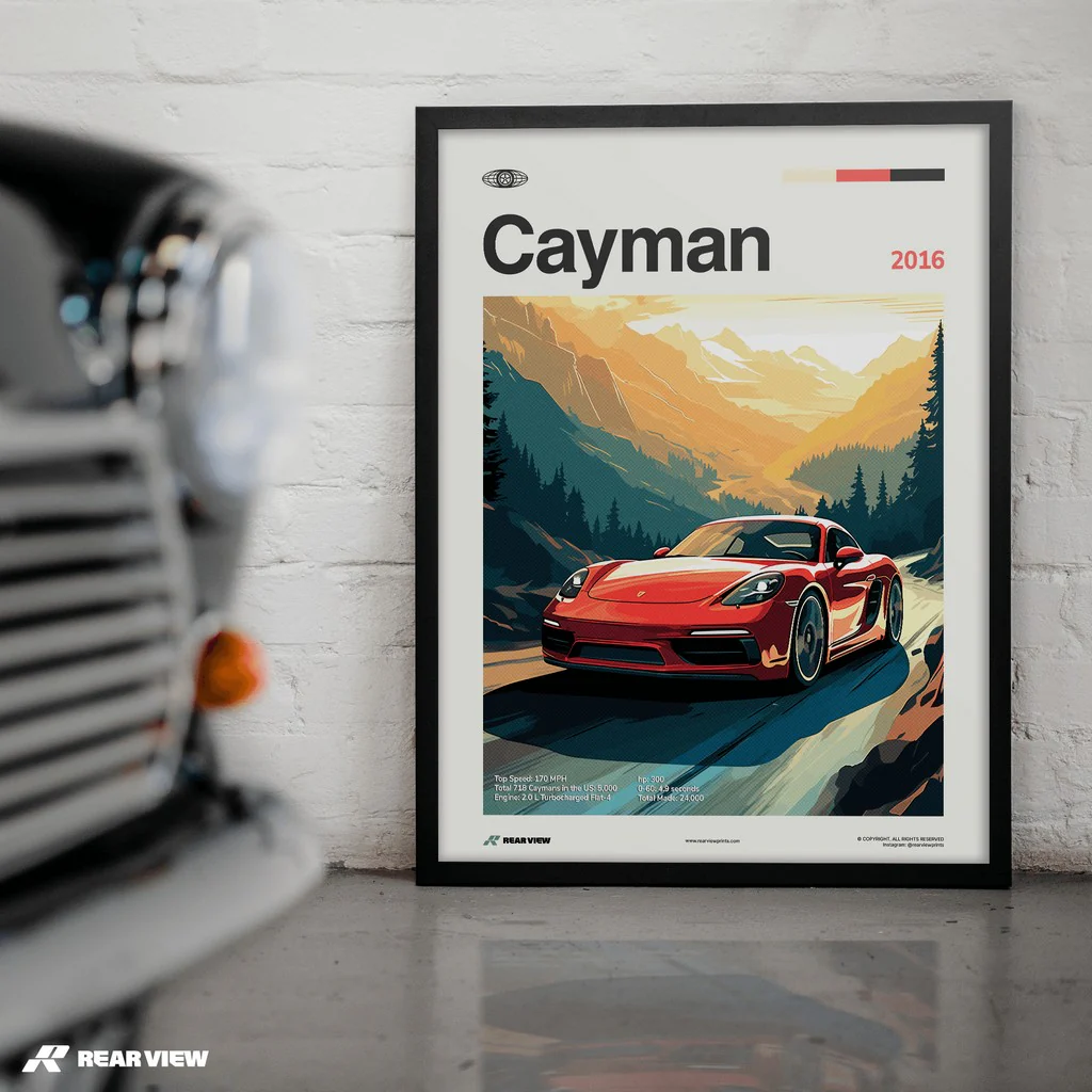 718 Cayman 2016 - Car Print - Image 5