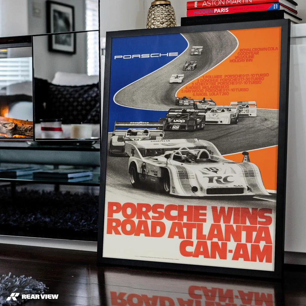 917 - Road Atlanta Can-Am 1973 Poster - Image 3