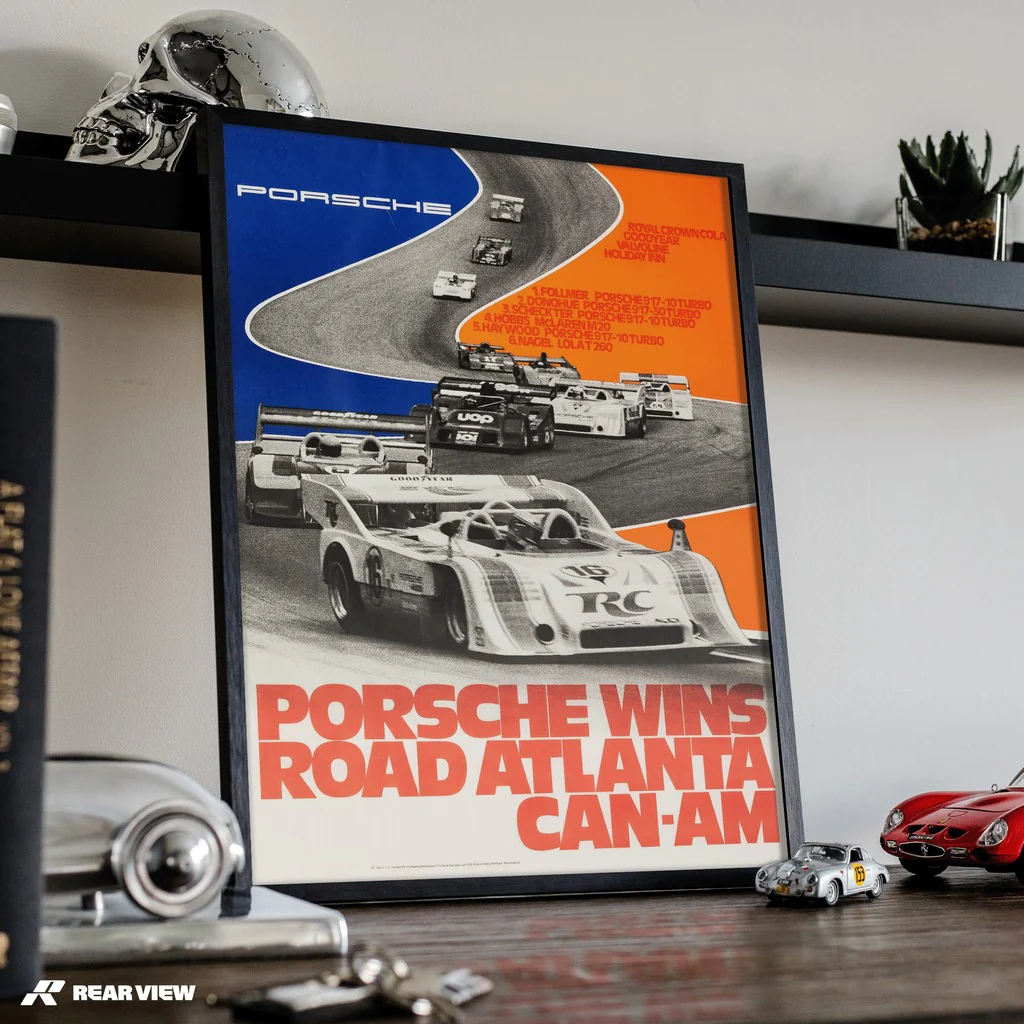 917 - Road Atlanta Can-Am 1973 Poster - Image 4