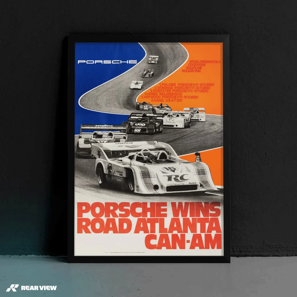 917 - Road Atlanta Can-Am 1973 Poster - Image 5