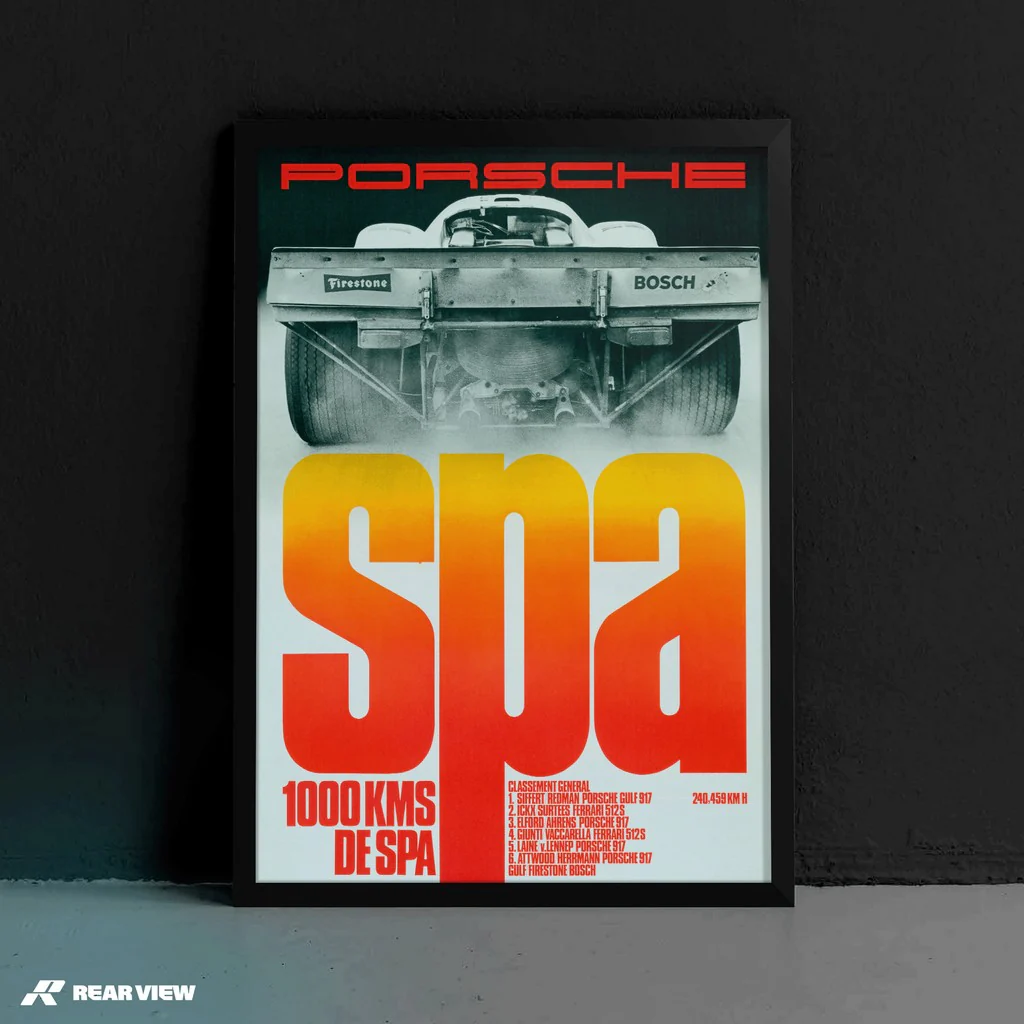 917 - Spa 1000 Kms Race Print - Image 5