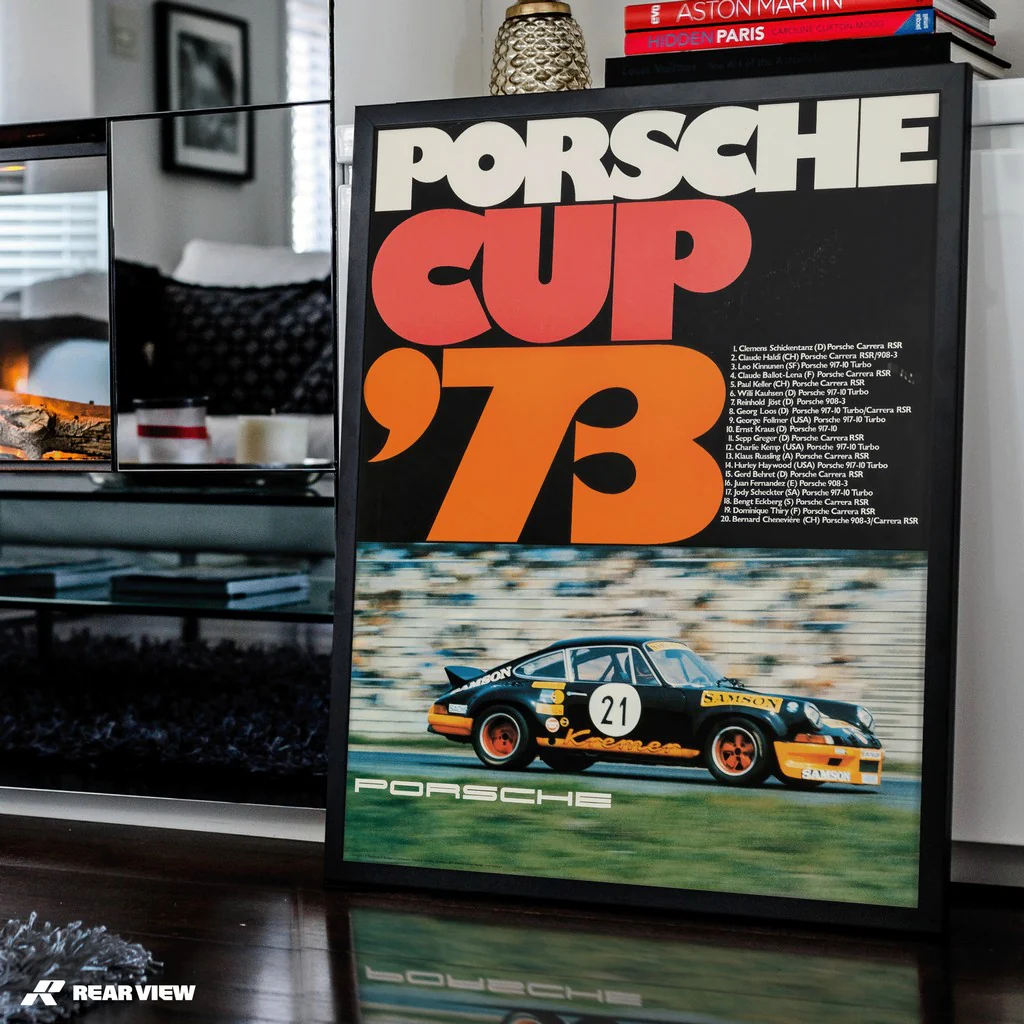 German Car Cup 1973 - Vintage Race Poster - Image 3