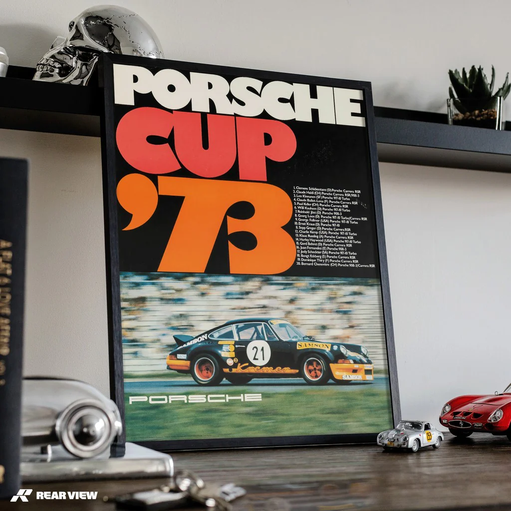 German Car Cup 1973 - Vintage Race Poster - Image 4