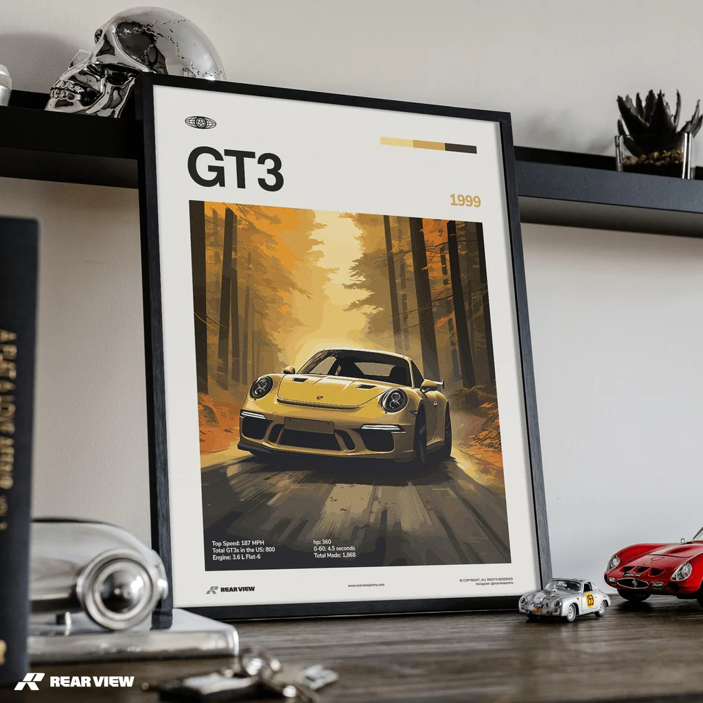 GT3 1999 - Car Print - Image 3