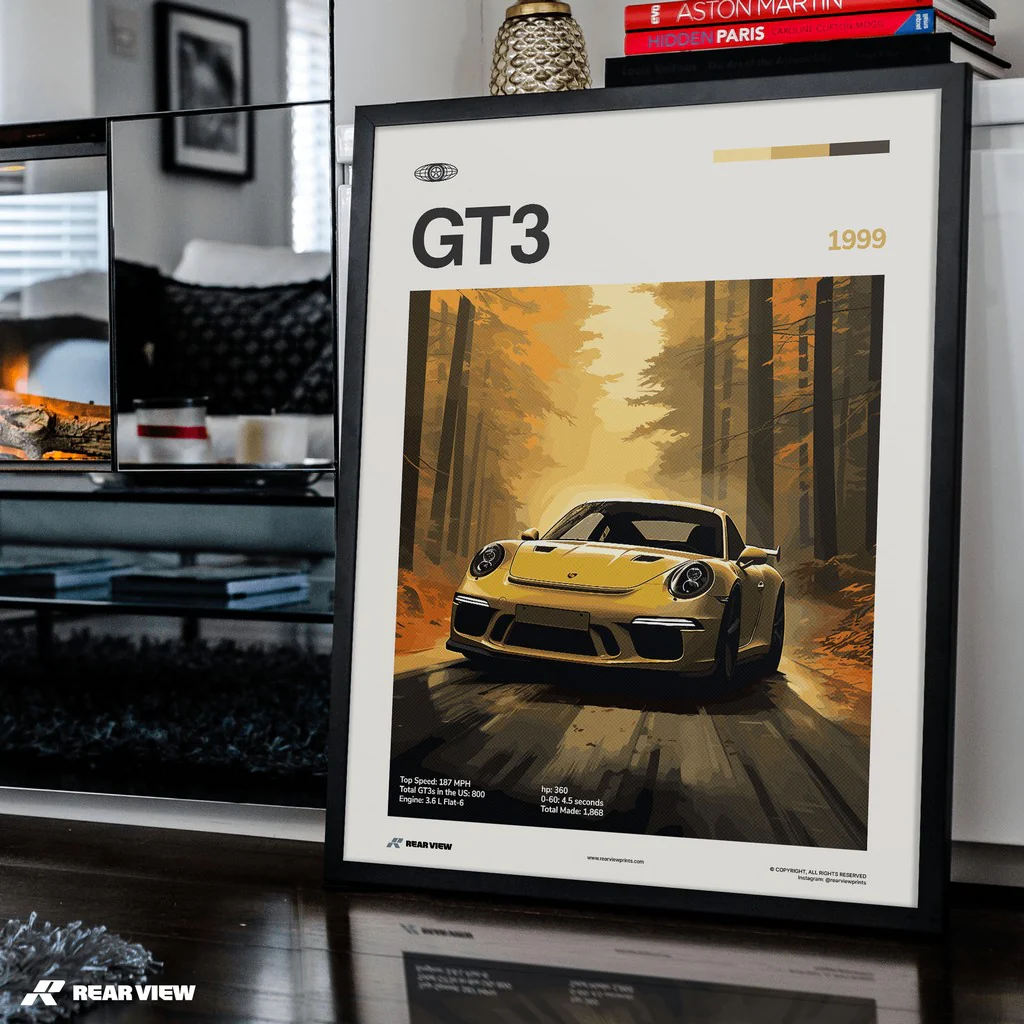 GT3 1999 - Car Print - Image 4