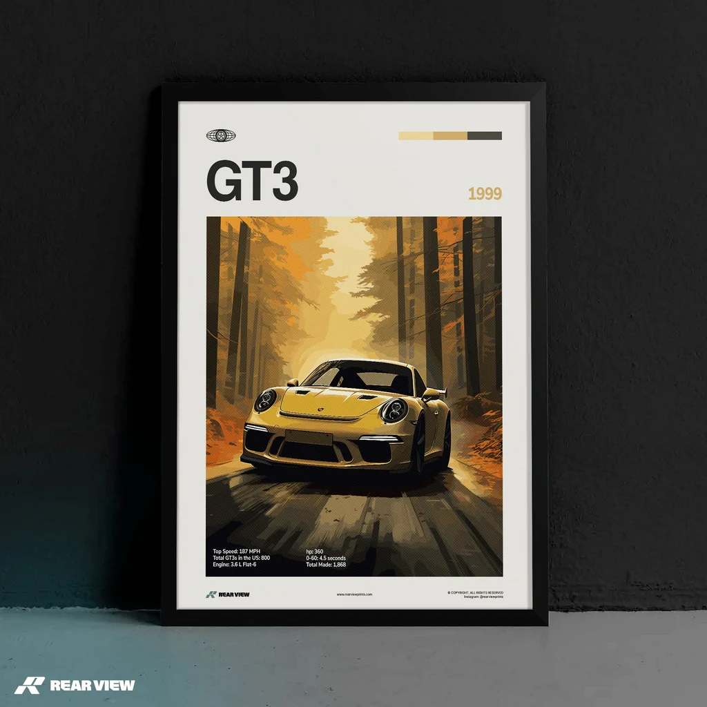 GT3 1999 - Car Print - Image 5