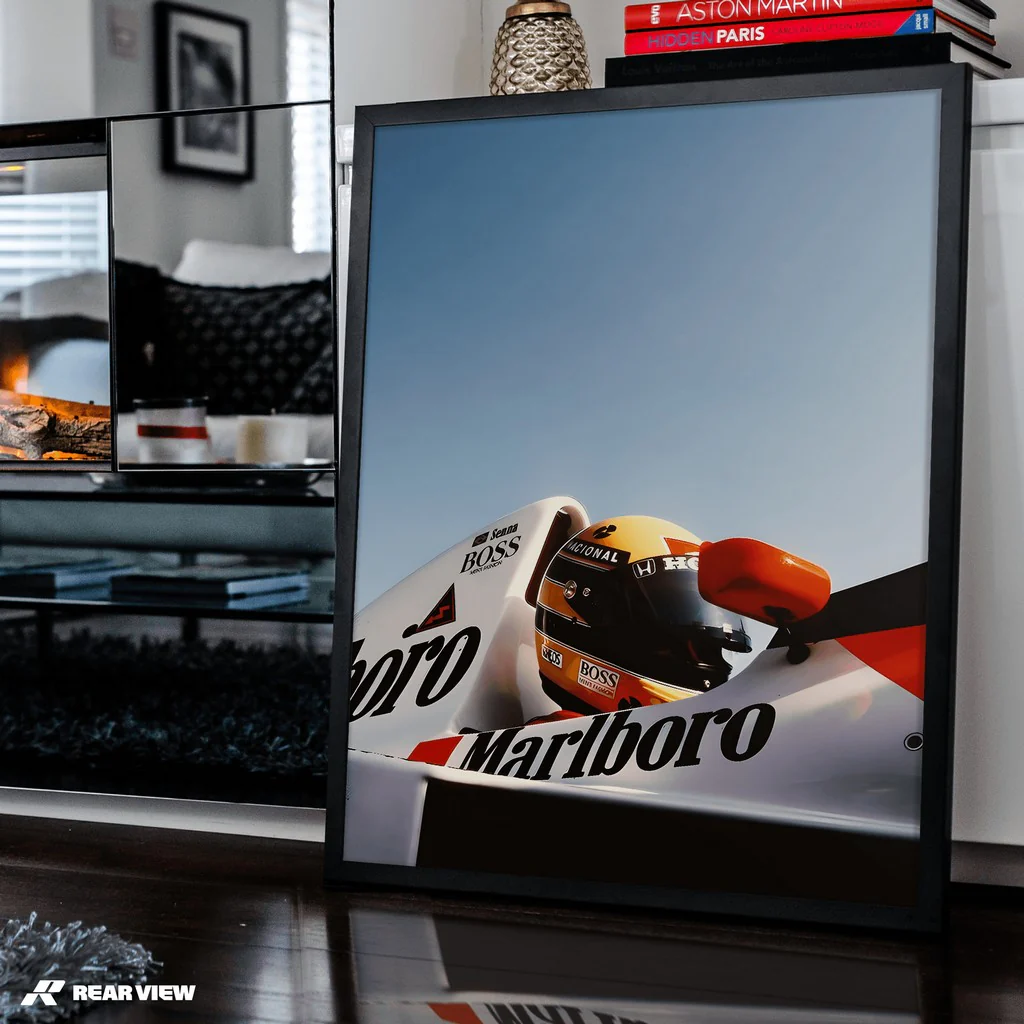 Racing Icon - Senna Art Print - Image 4