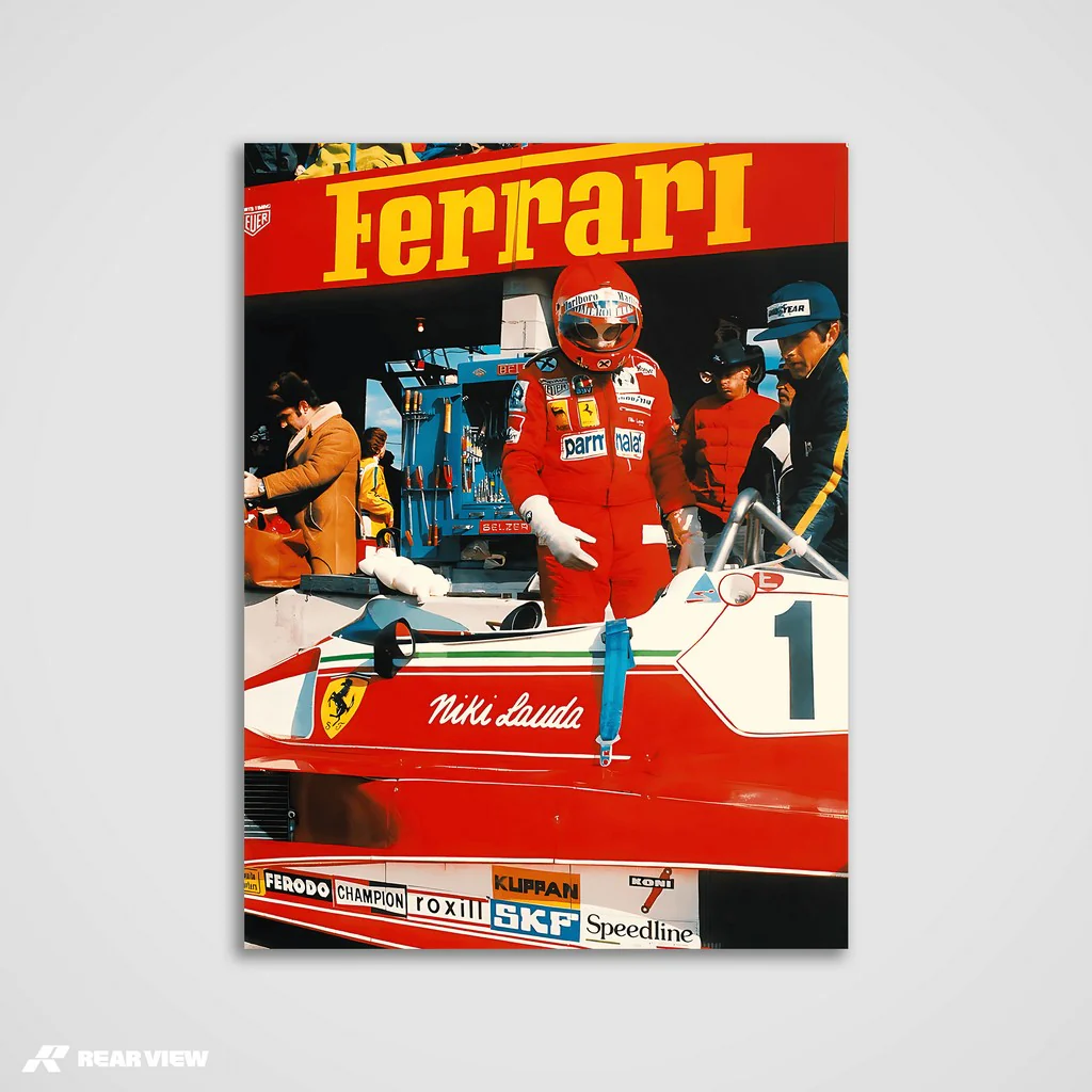 Redline Glory – Racing Archive Print