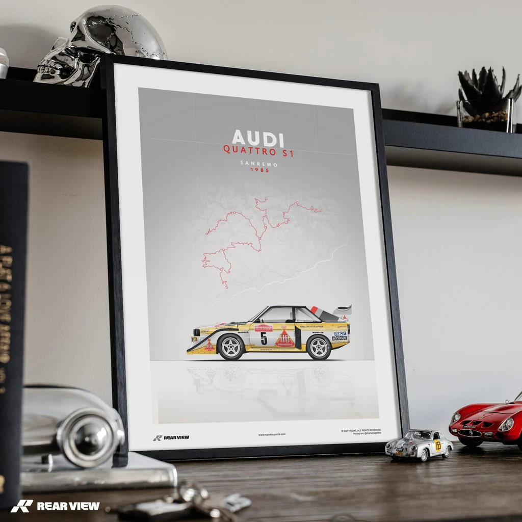 Sanremo Pursuit - Sport Quattro Art Print - Image 5