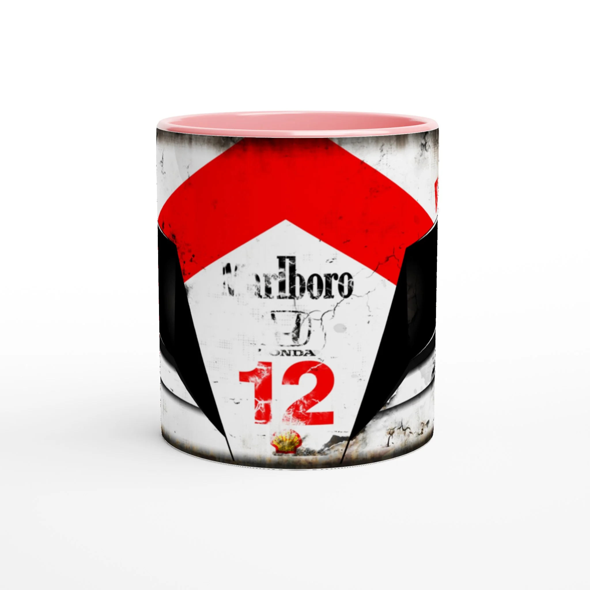 Senna McLaren MP4 F1 - Coloured Mug - Image 4