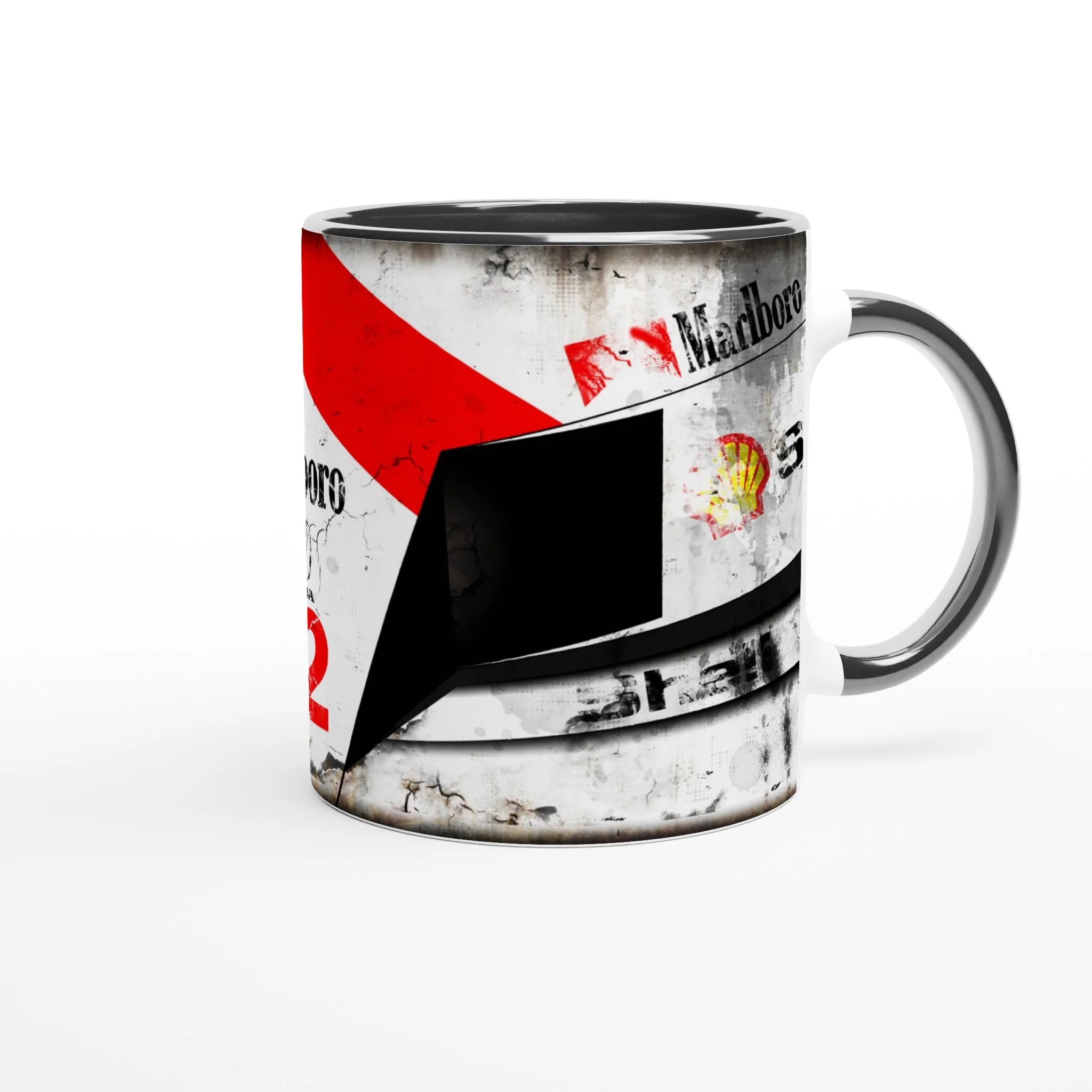 Senna McLaren MP4 F1 - Coloured Mug - Image 8