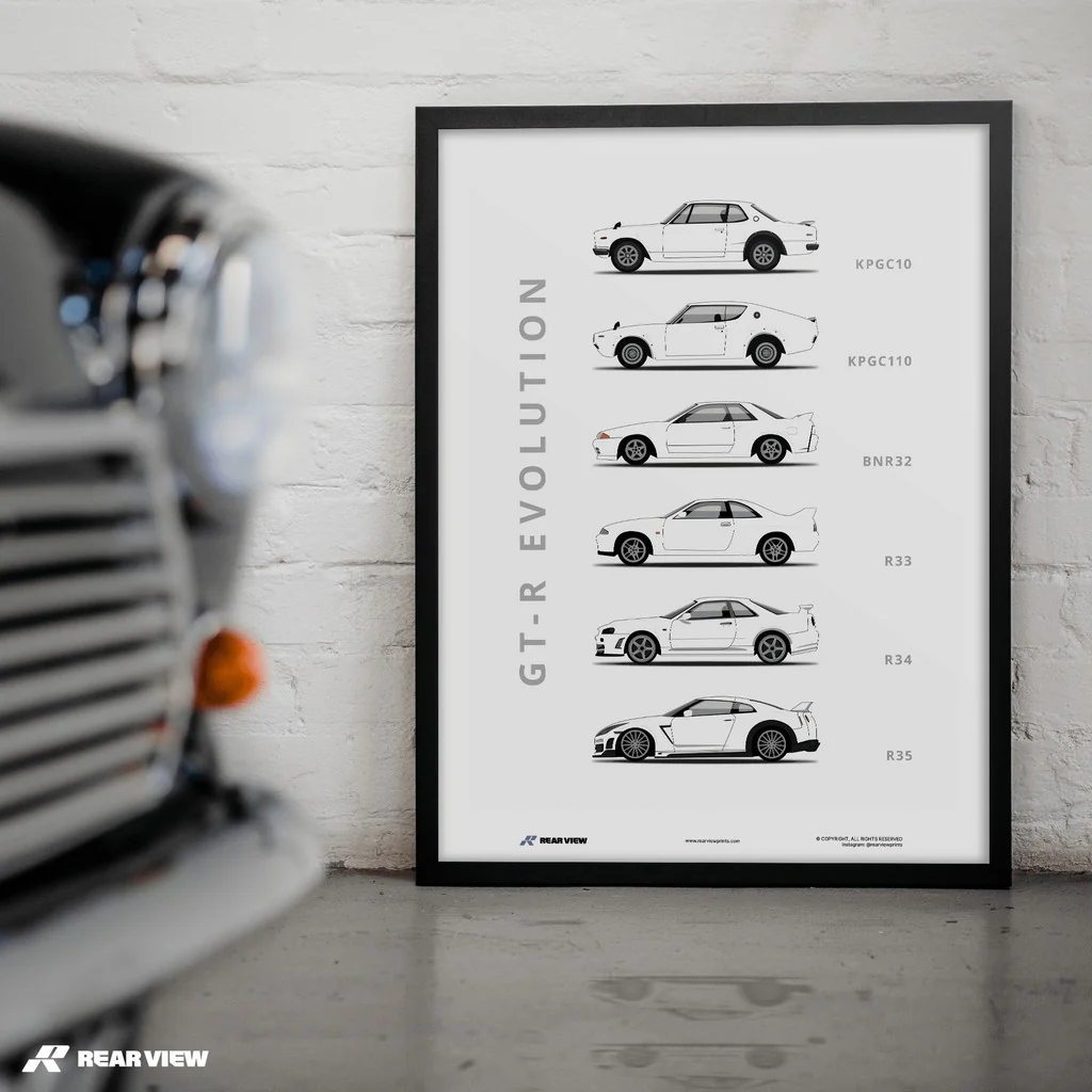 Skyline GT-R - Car Art Print - Image 4
