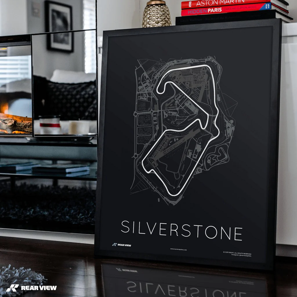 The Blueprint of Velocity – Silverstone Track Art Print - Image 4