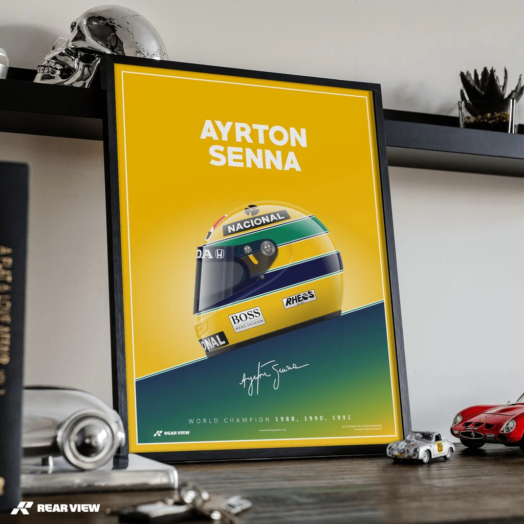 The Brazilian Legend - Senna Art Print - Image 5