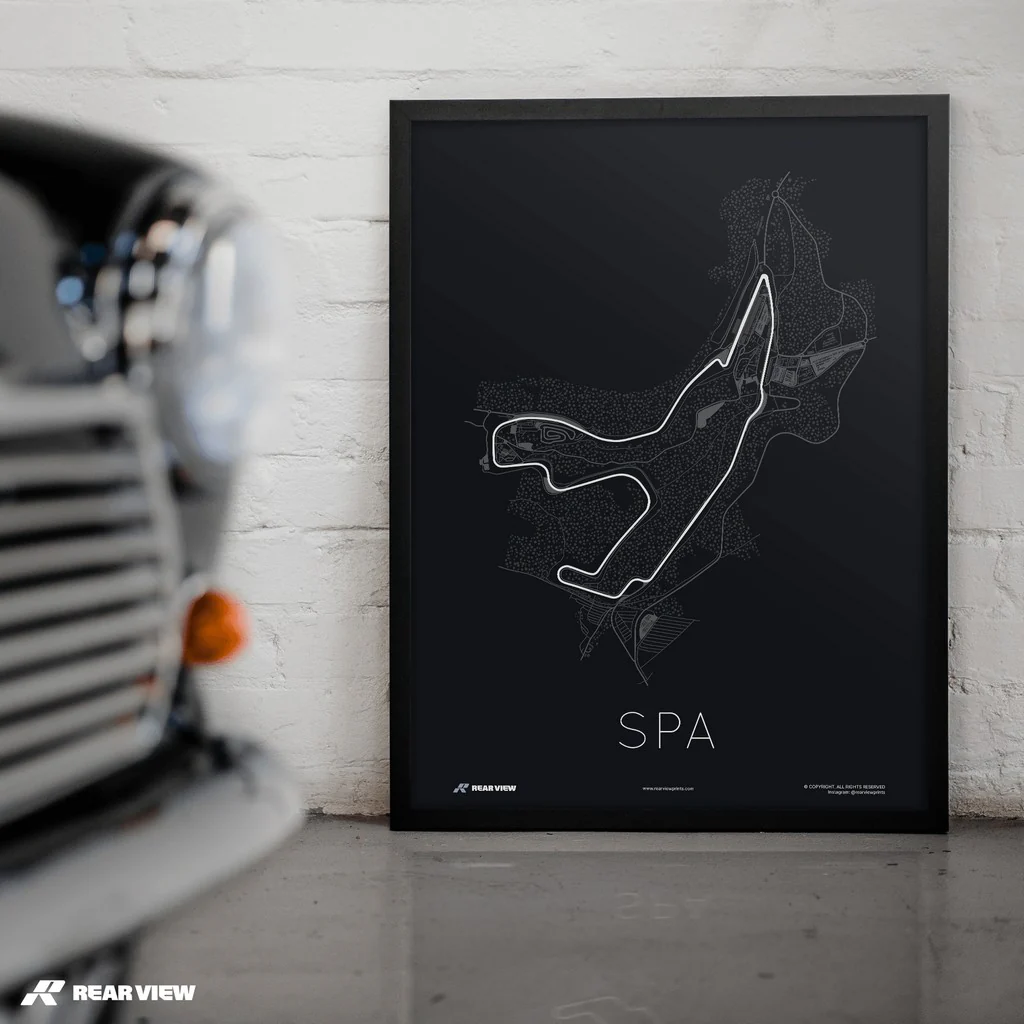 The Twists of Fate – Spa Track Art Print - Image 3