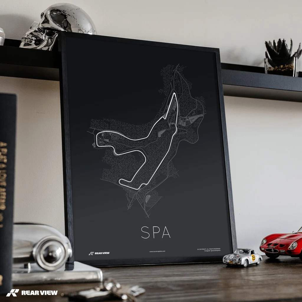 The Twists of Fate – Spa Track Art Print - Image 5