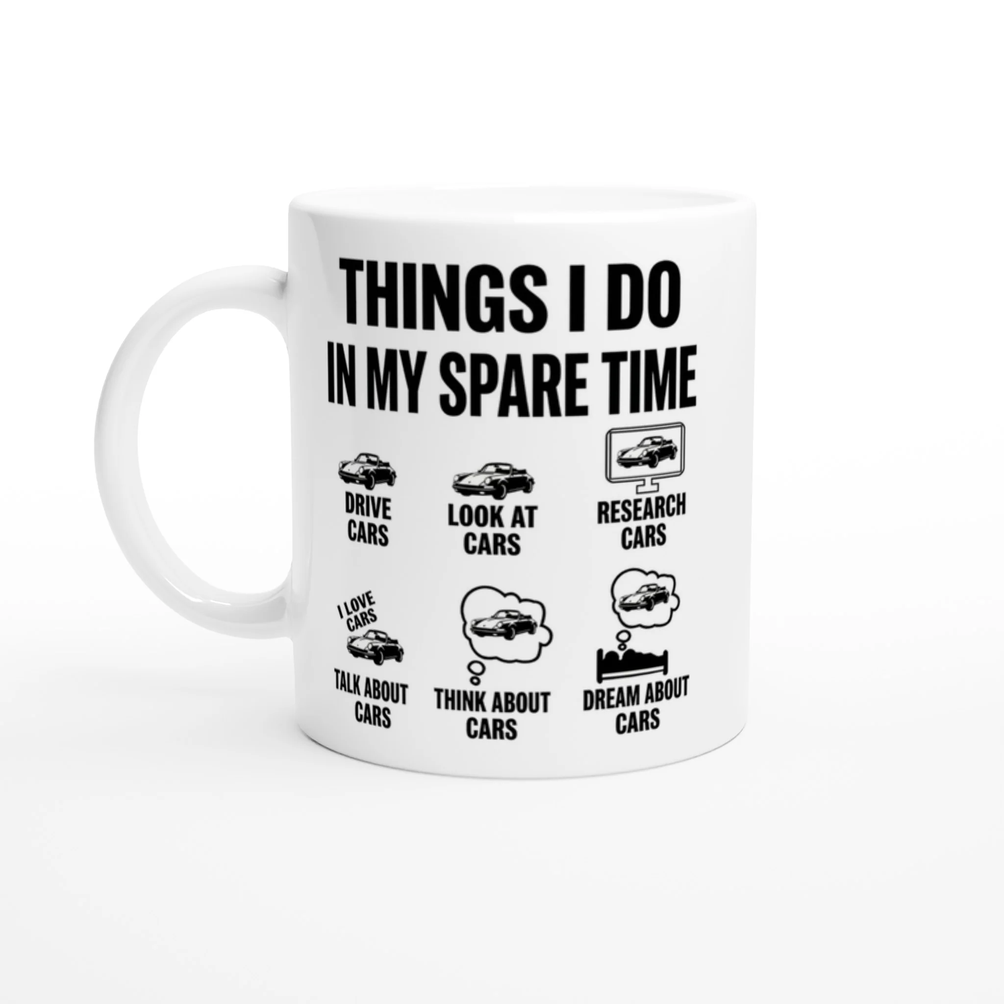 Things I Do in My Spare Time - Car Enthusiast Mug