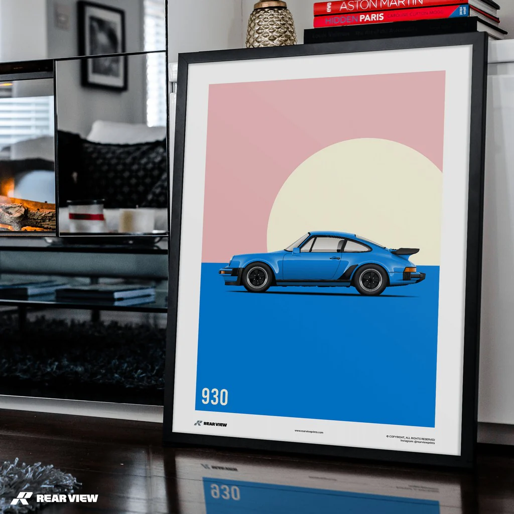 Turbo Charged Class - 911 930 Turbo Art Print - Image 5