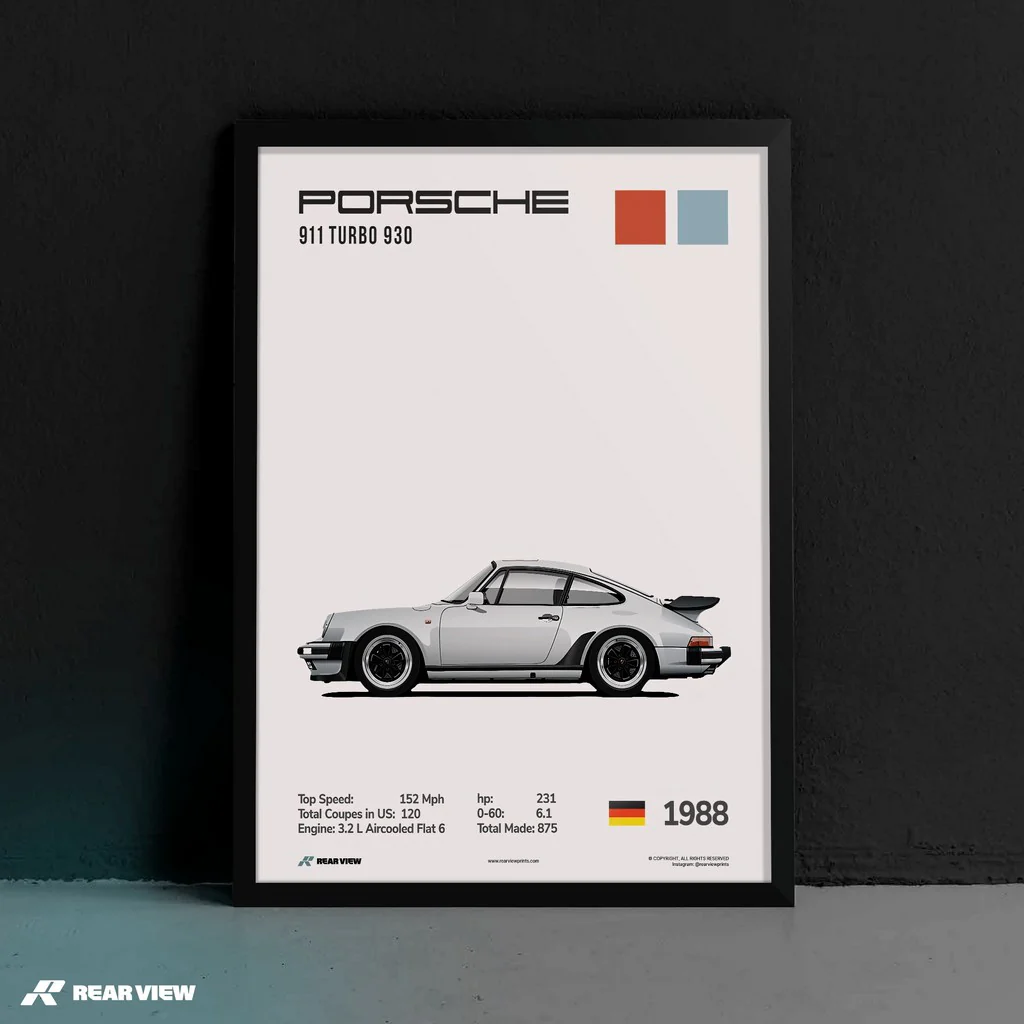 Turbo Elegance - 911 Art Print - Image 3