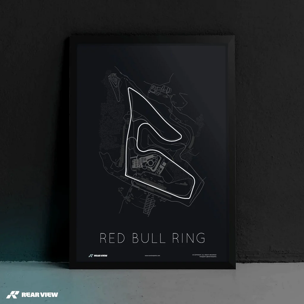 Winged Racing  – Red Bull Ring Track Art Print - Image 3