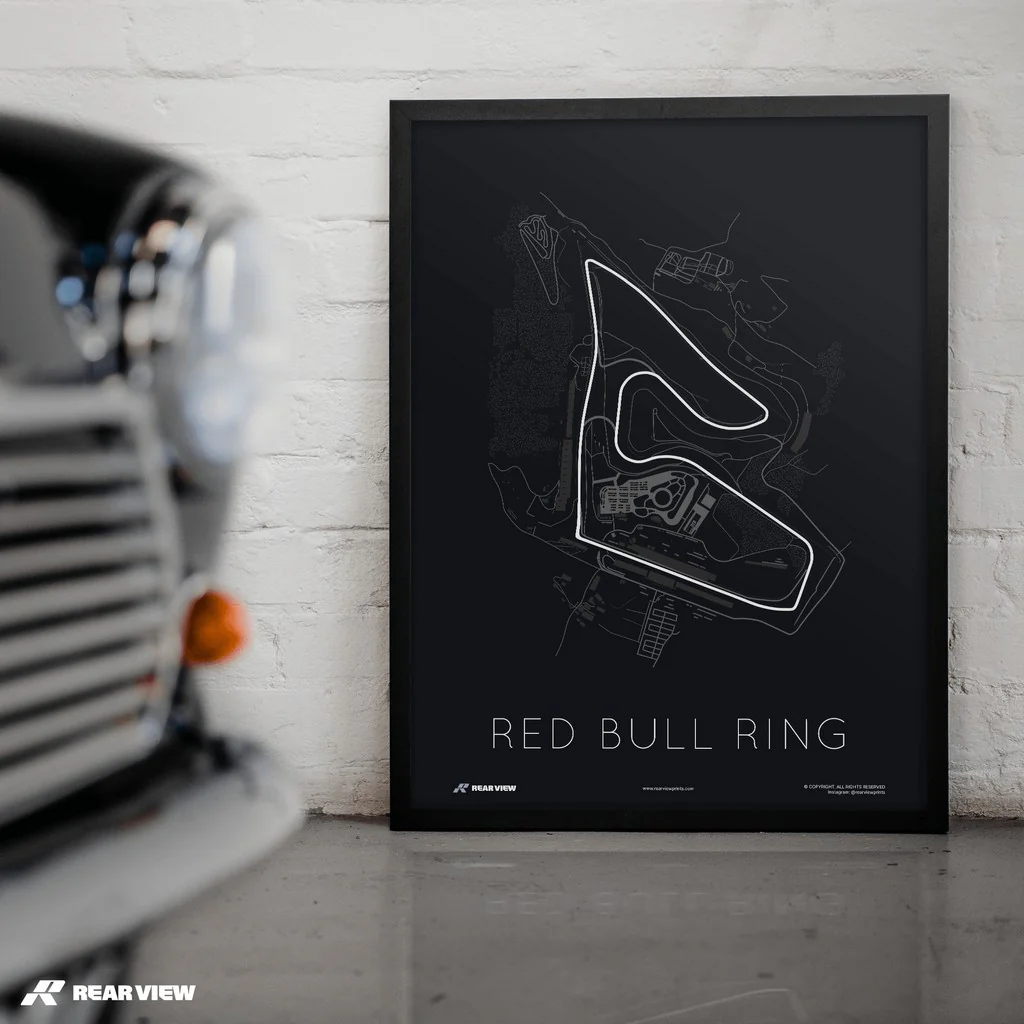 Winged Racing  – Red Bull Ring Track Art Print - Image 4