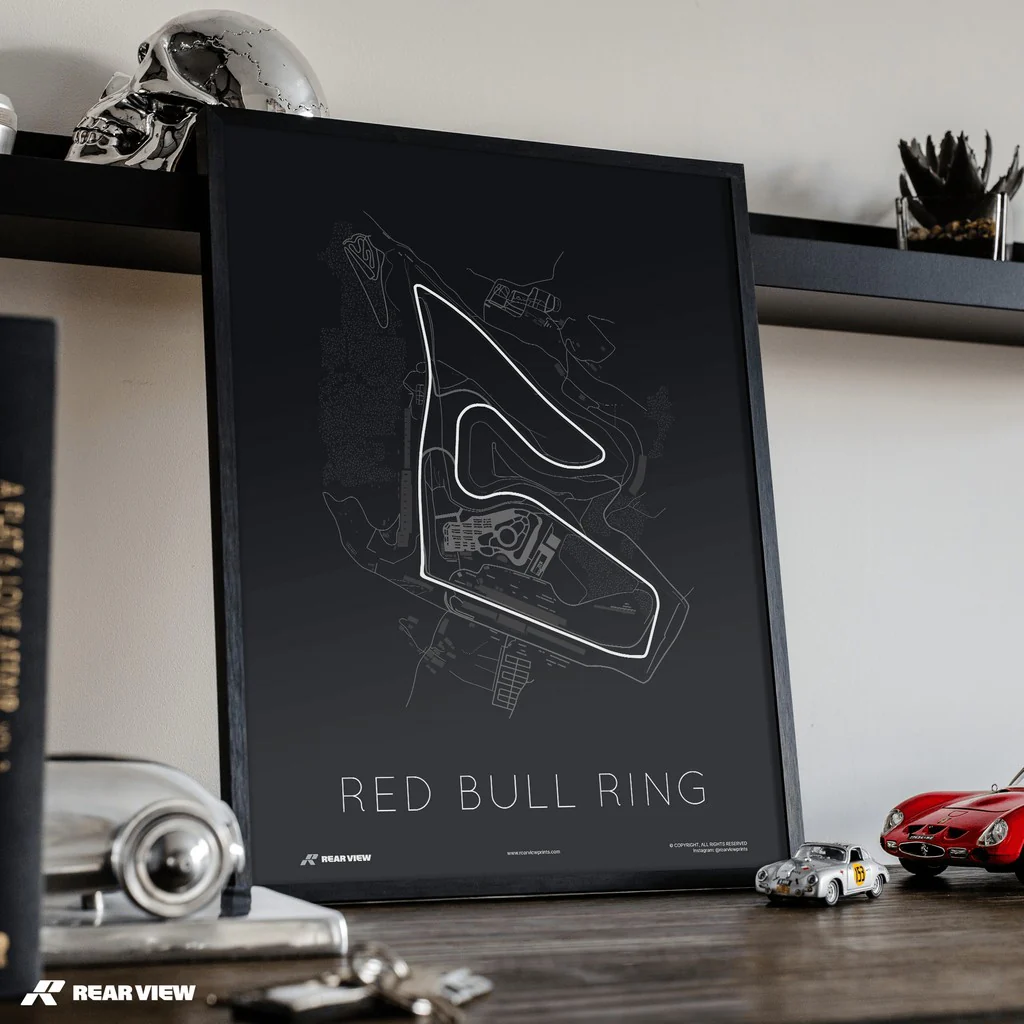 Winged Racing  – Red Bull Ring Track Art Print - Image 5