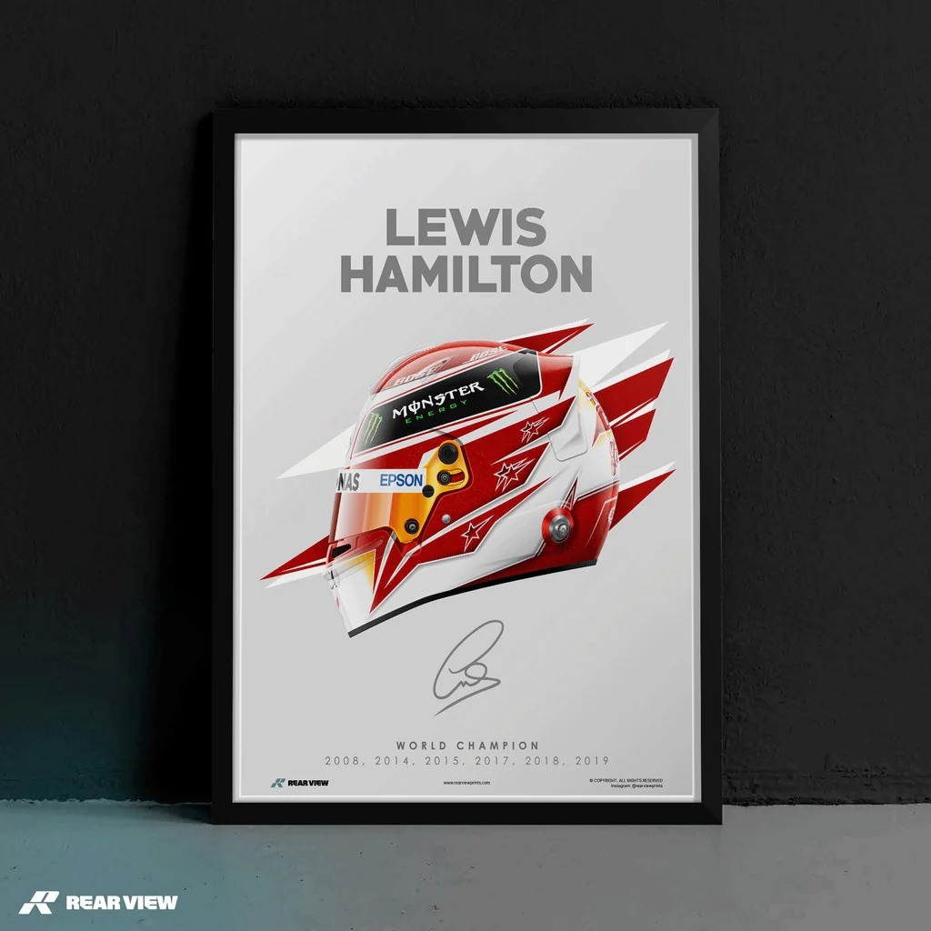 Winning Style – Champion Helmet Art Print - Image 3