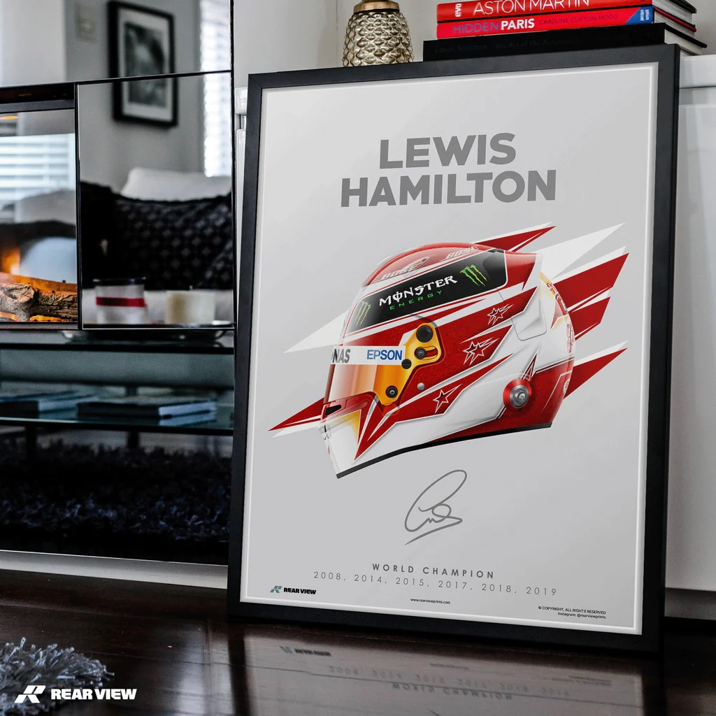 Winning Style – Champion Helmet Art Print - Image 4