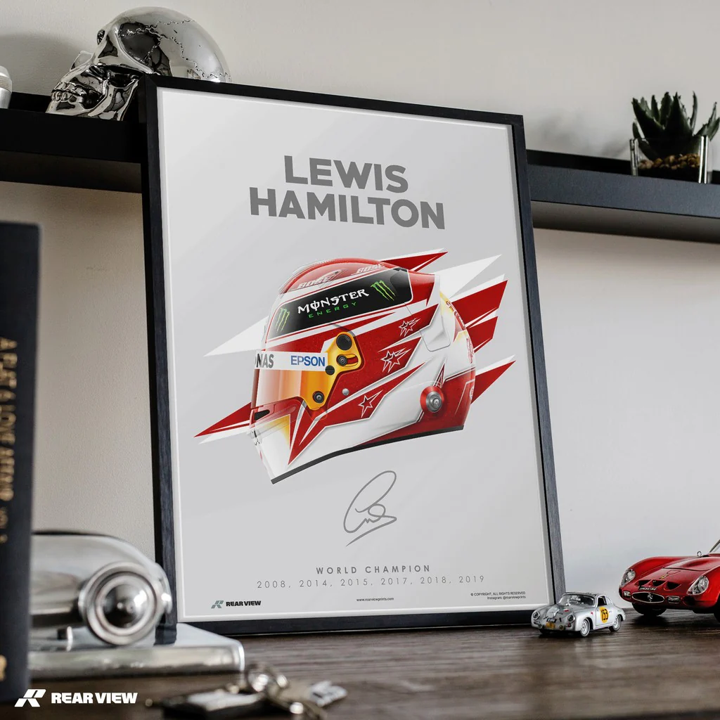 Winning Style – Champion Helmet Art Print - Image 5